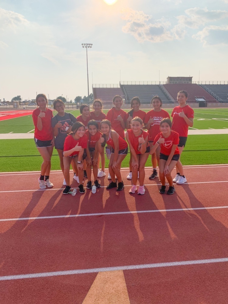EMS Cheer enjoying the LHS Fun Run