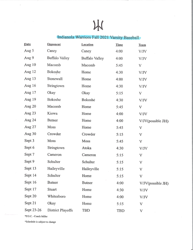 HS Baseball