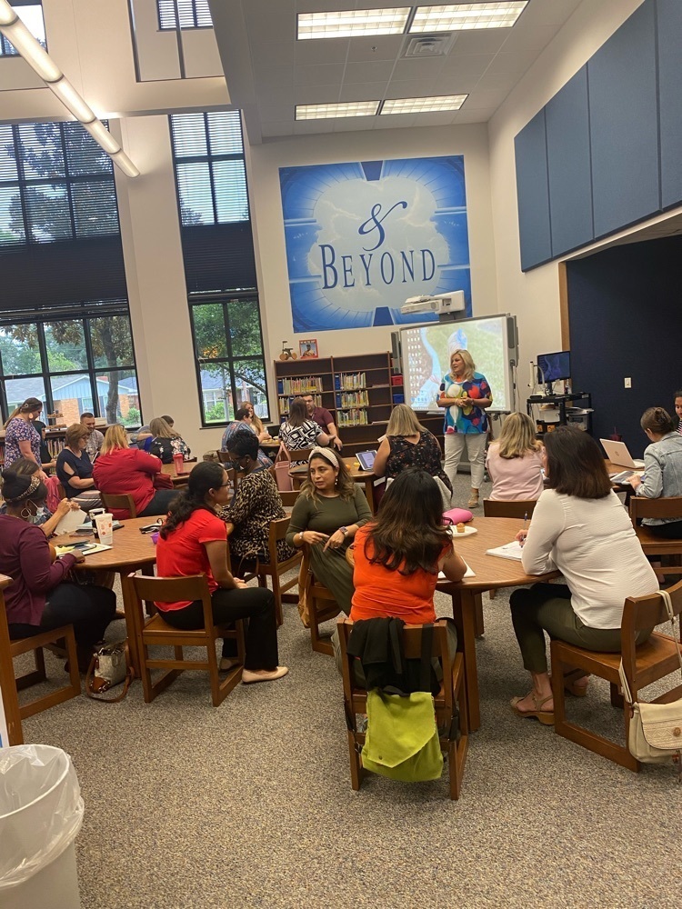 Teachers sitting in training! 