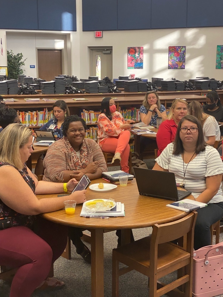 Teachers sitting in training! 