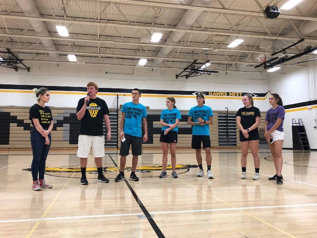 Student leaders share activity updates.