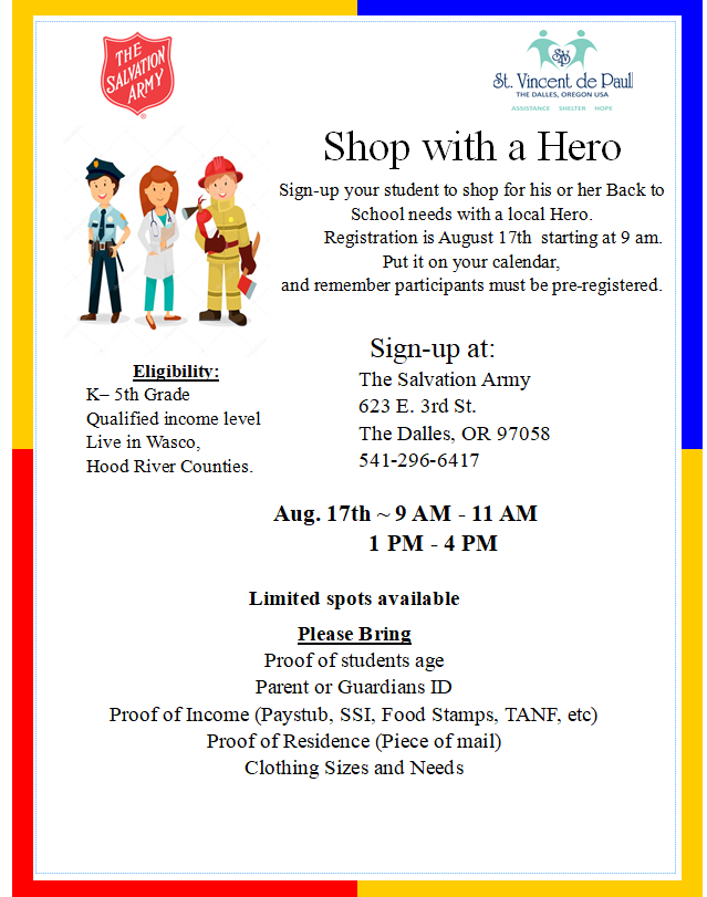 Shop With a Hero English