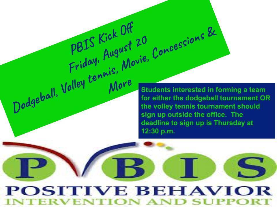 PBIS Flyer