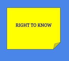 Right to Know