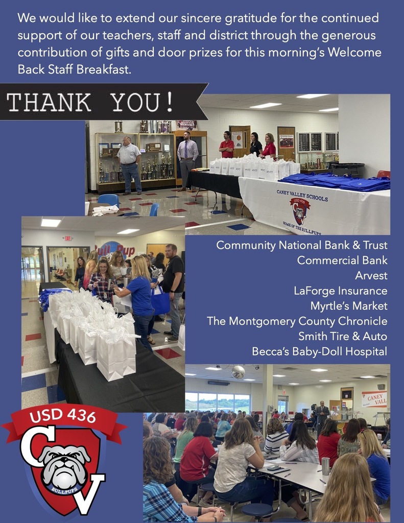 Photo of staff and local business representatives attending staff breakfast.