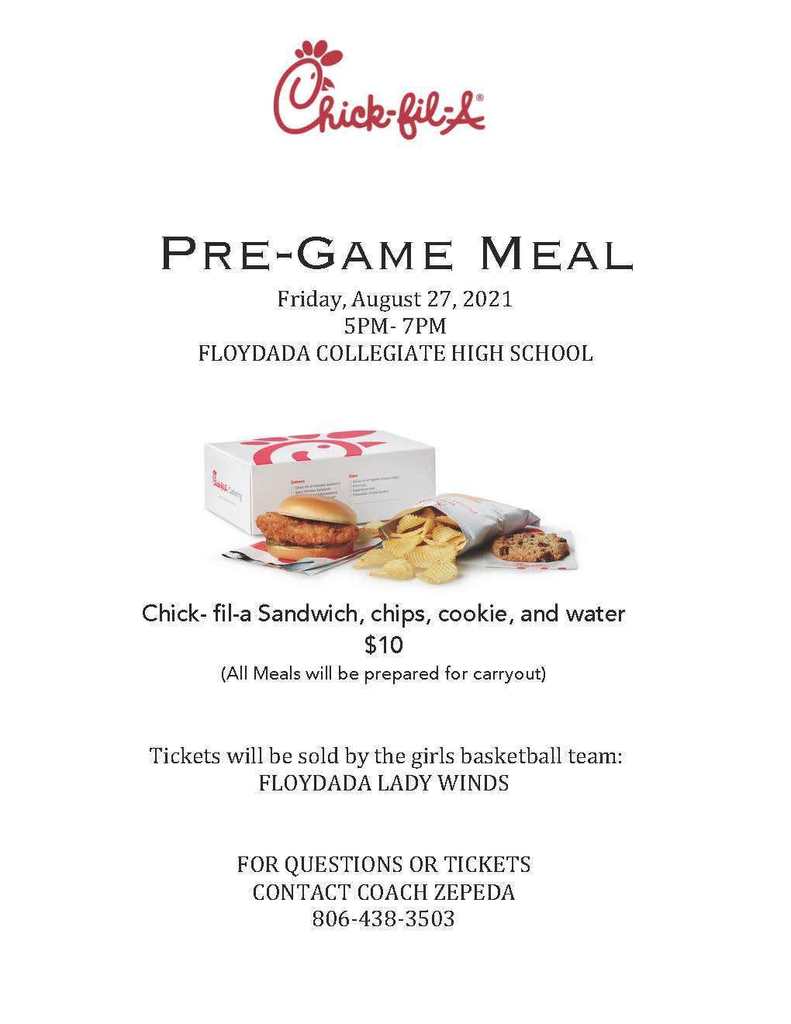 pre game meal