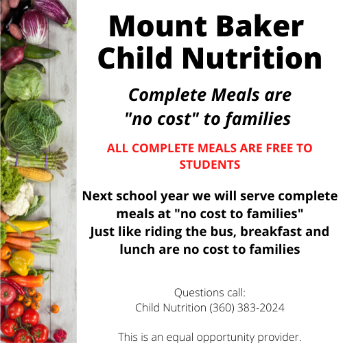 Child Nutrition No Cost 2021-22