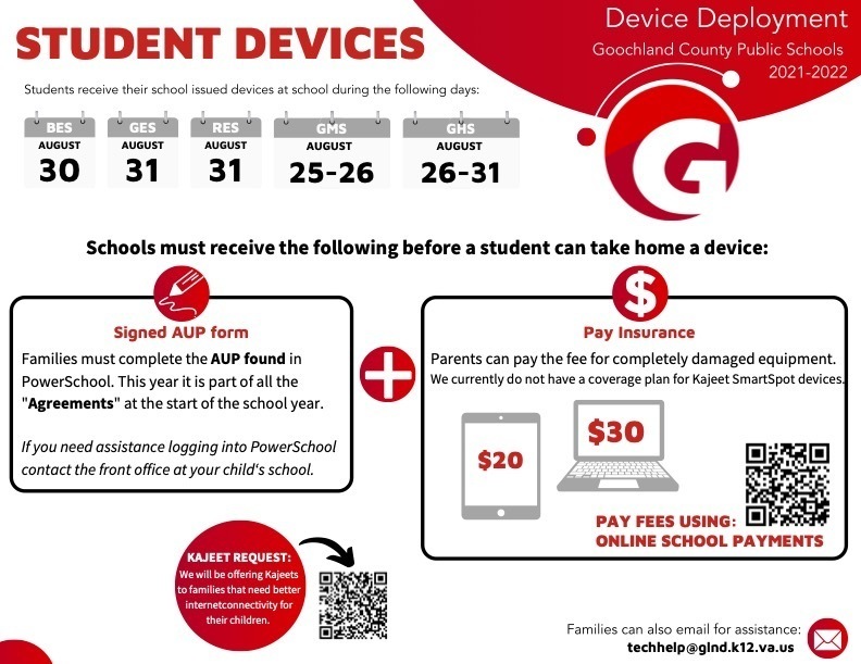 Student Device Instructions: AUP and Insurance
