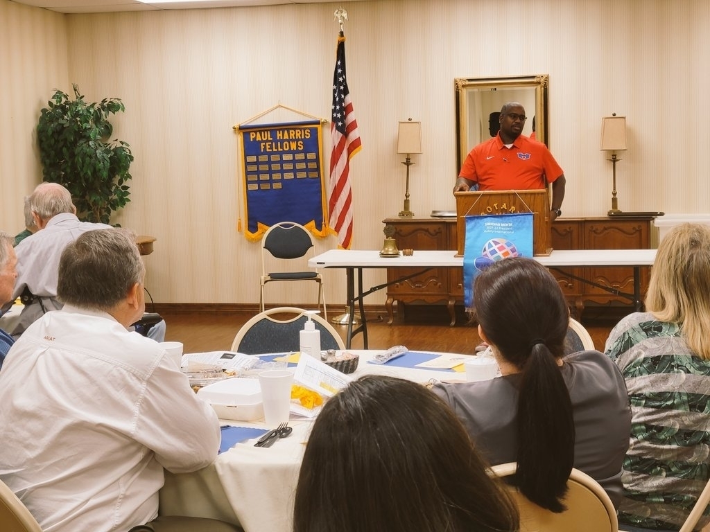 Dr. Lamb at Rotary