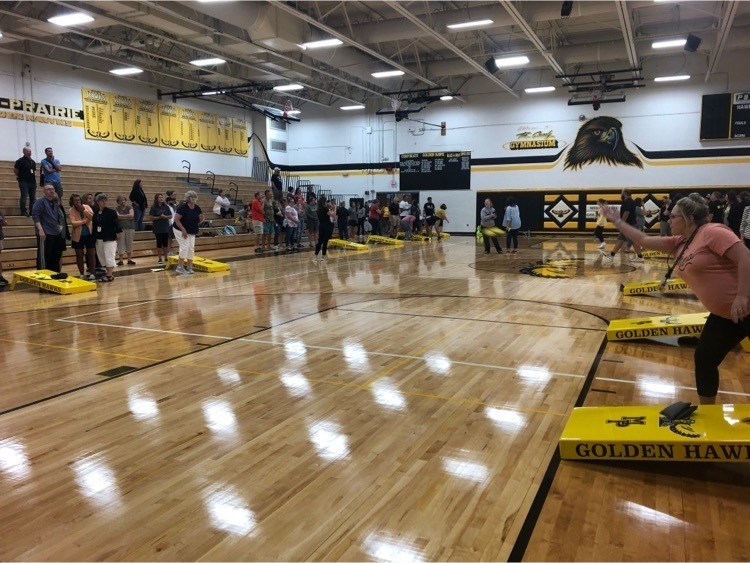 mp staff play in bags tournament