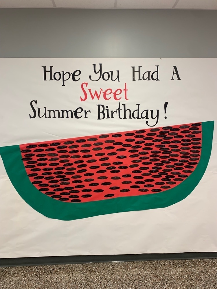 watermelon with a bunch of names on it