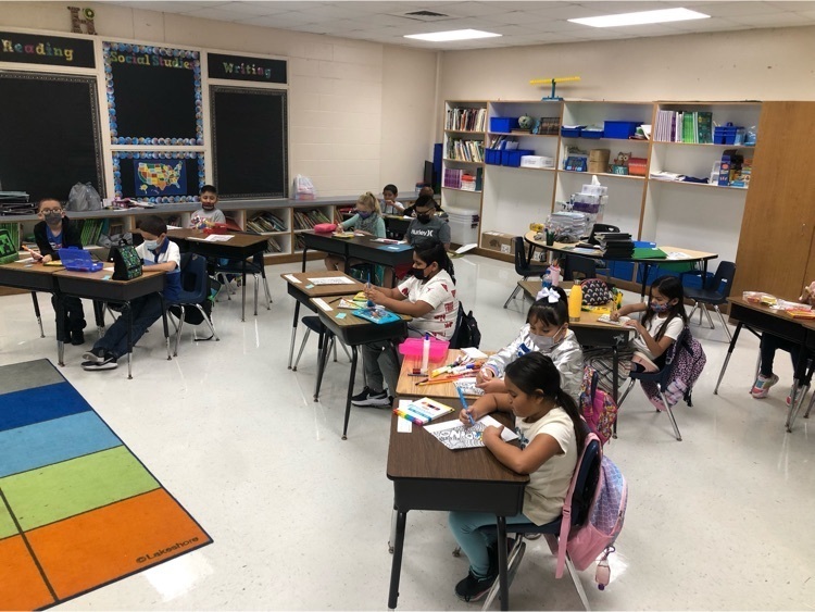 Students enjoyed the donations and snacks  