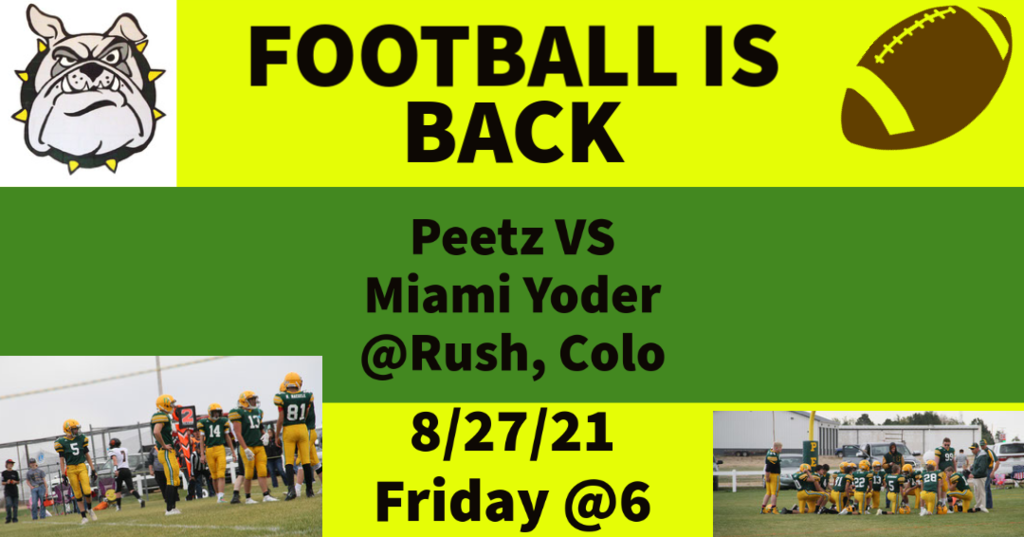 Football game @ Rush Colo 6 pm
