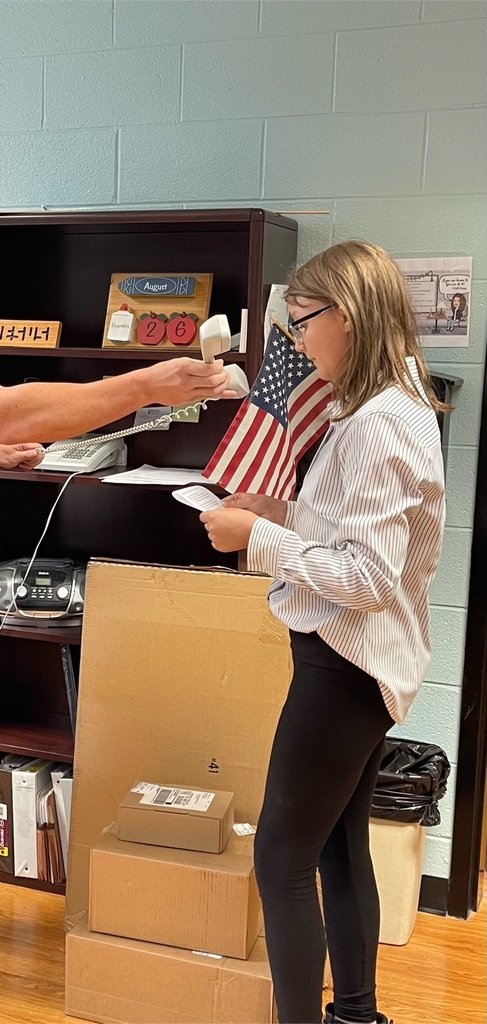 Annabella gave the afternoon announcements today