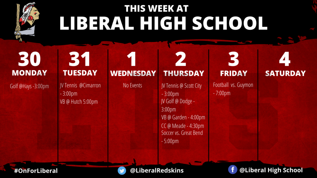 LHS WEEK AT A GLANCE 8/30-9/4