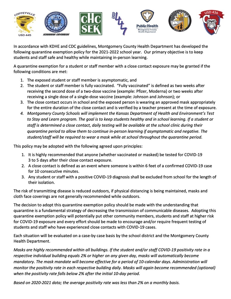 Test to Stay and Learn Letter