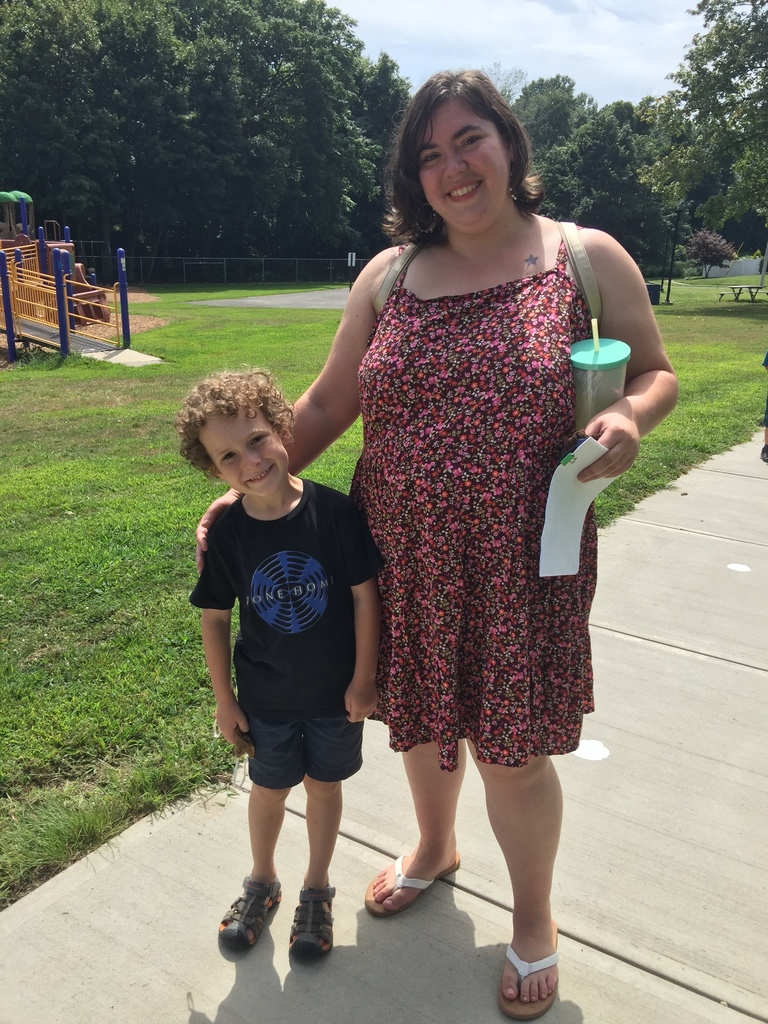 mom and new kindergartner