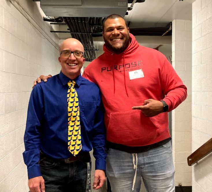 Mr Forster and Bobby Jones