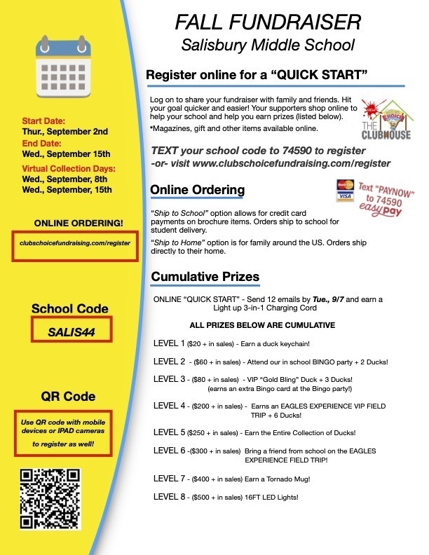SMS Fundraiser Parent Letter