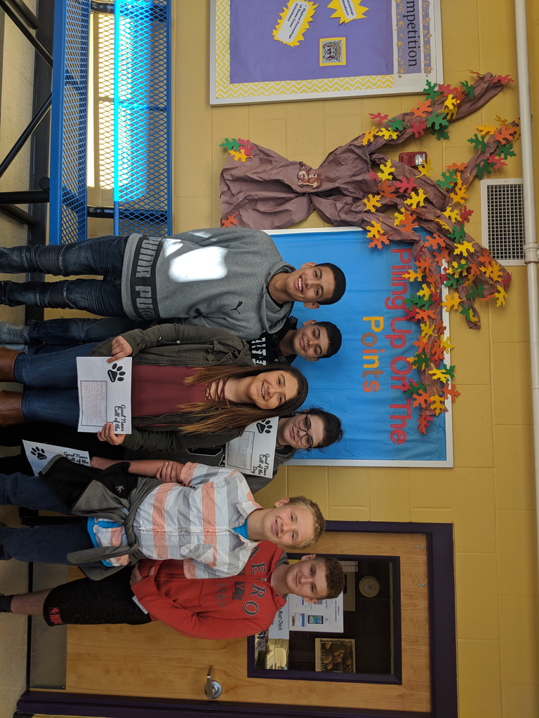 Good news! Evelyn won a pizza for being awesome.