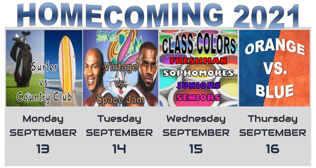 Homecoming Spirit Days