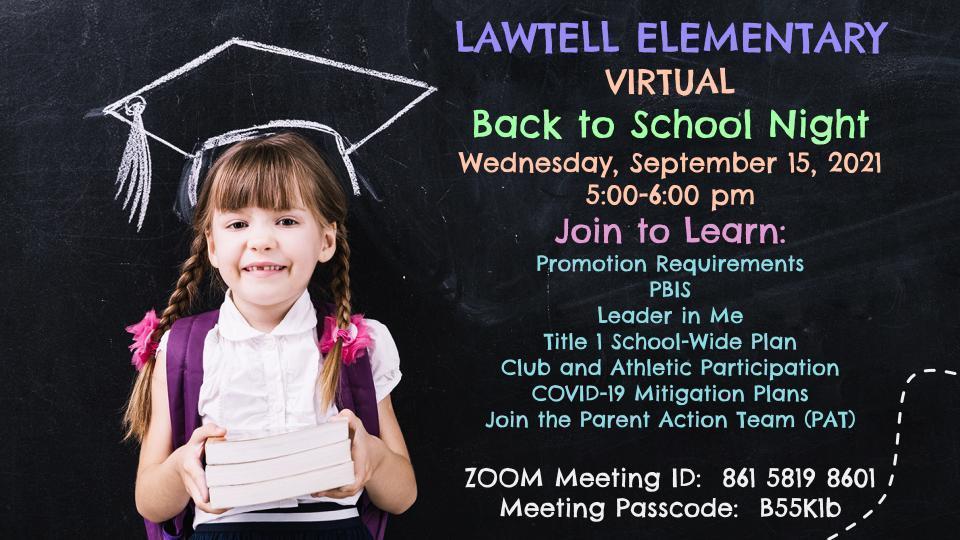 Lawtell Elementary Virtual Back To School Night