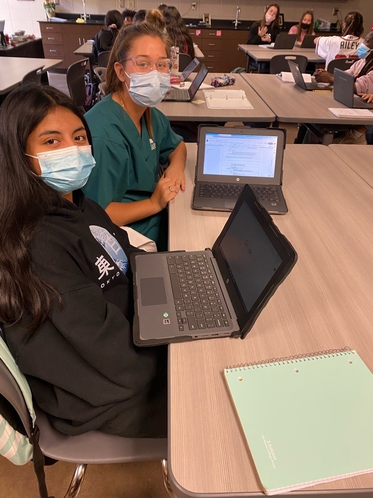 students working on lesson plan