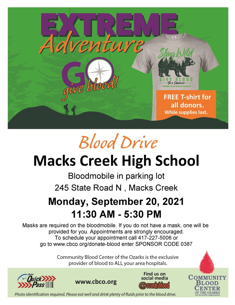 Blood Drive September 2021