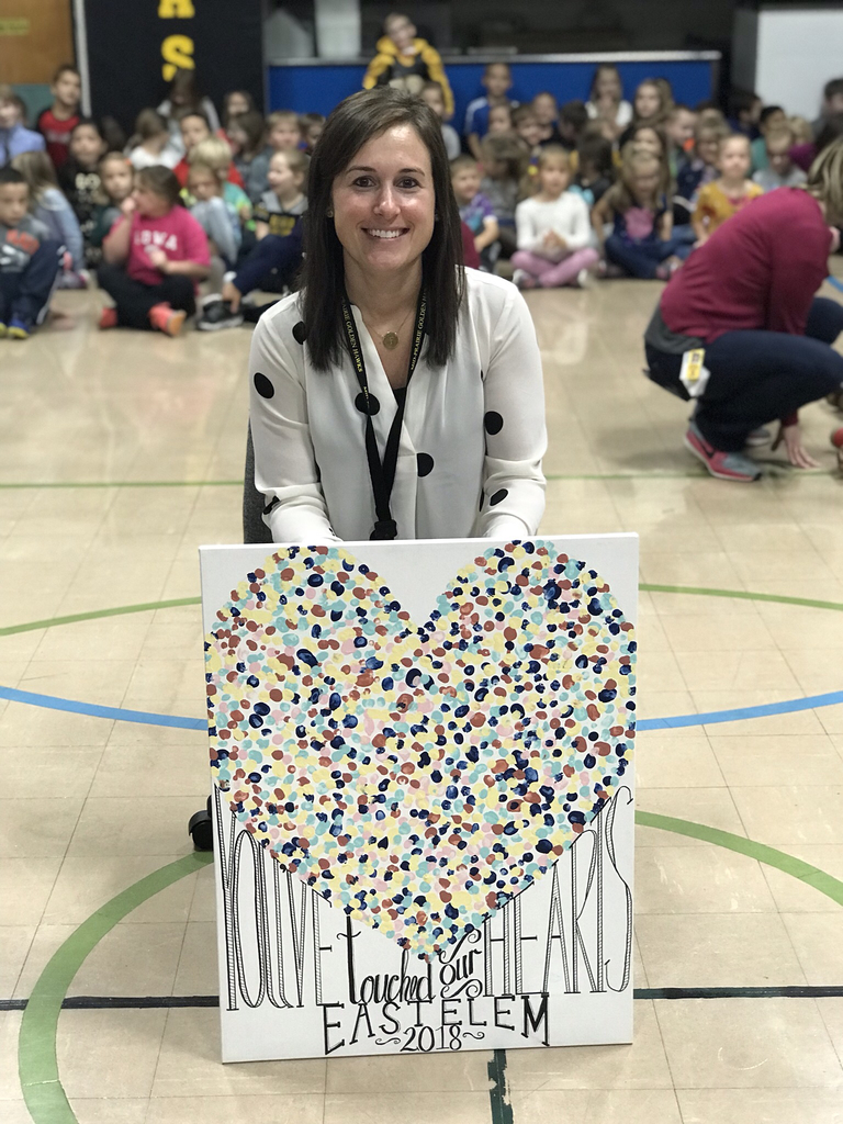 We did it! MP East secretly surprised Principal @robincfoster on #BossDay. We threw a “Surprise & Delight” assembly in her honor. Classes showered her with gifts & even dressed like Mrs. Foster! ❤️😂 #mphawks
