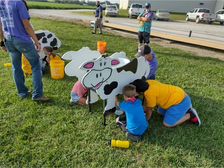 students playing a game 