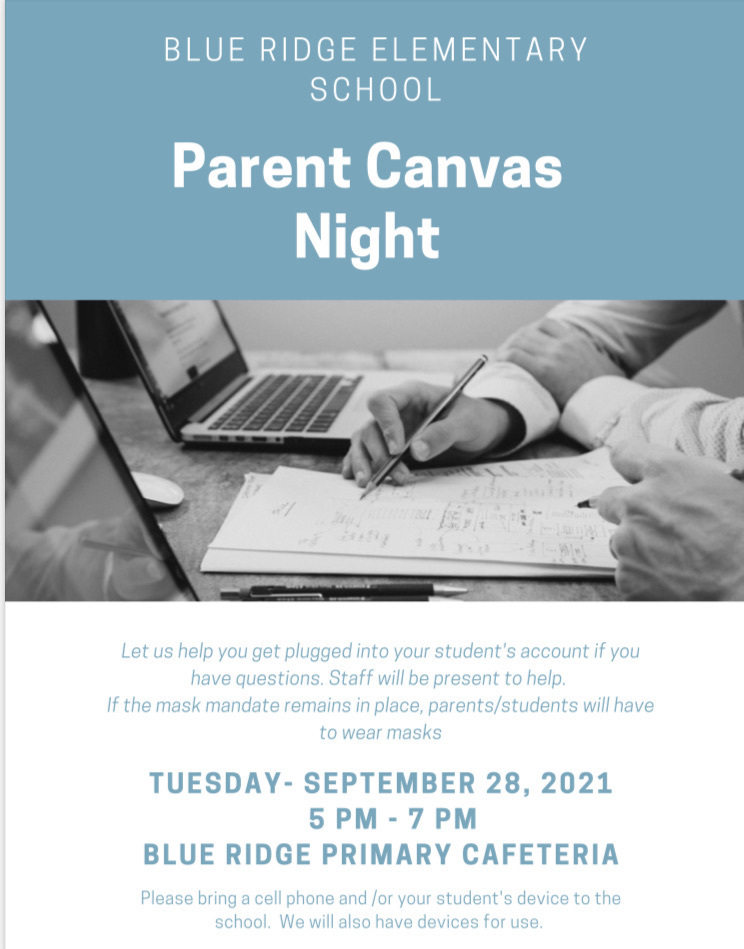 Parent Canvas Info Night