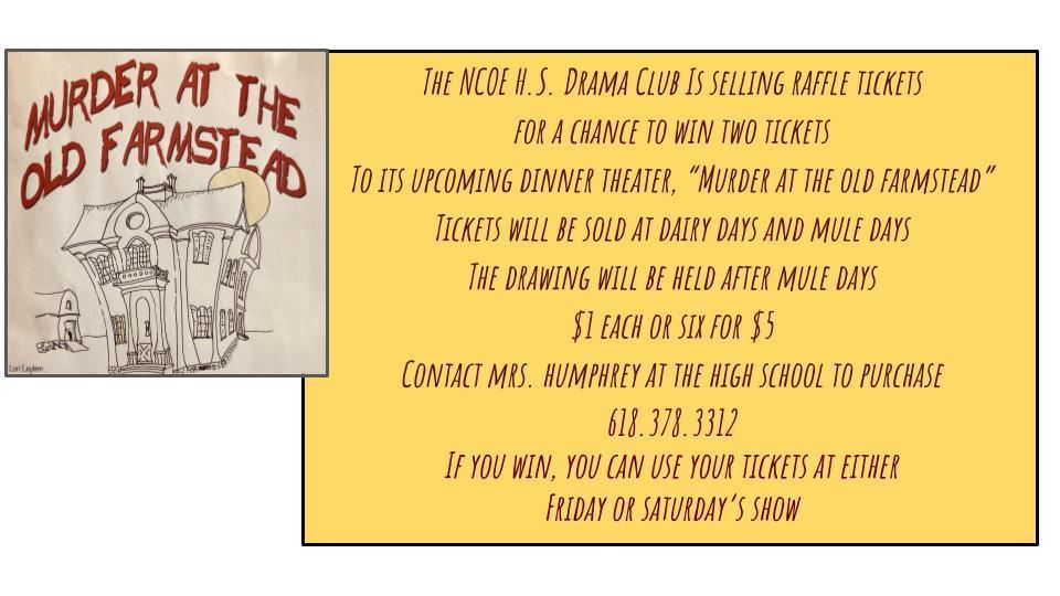 Drama Raffle Tickets