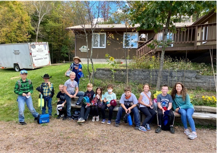 Getting ready to board the bus after a great day learning and exploring