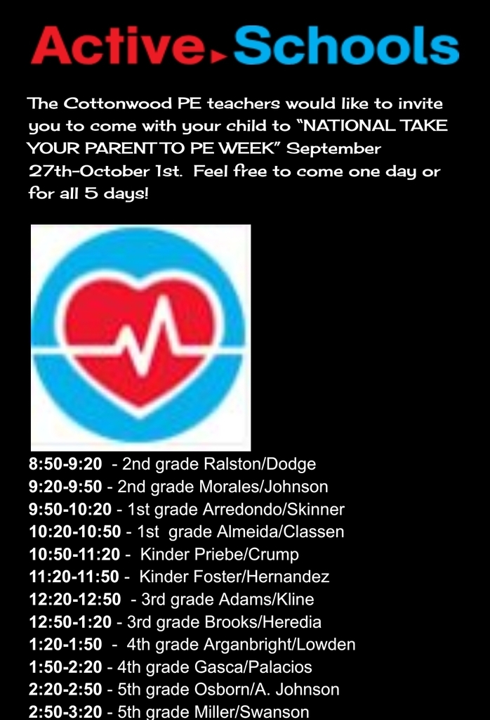 Take your Parent to PE