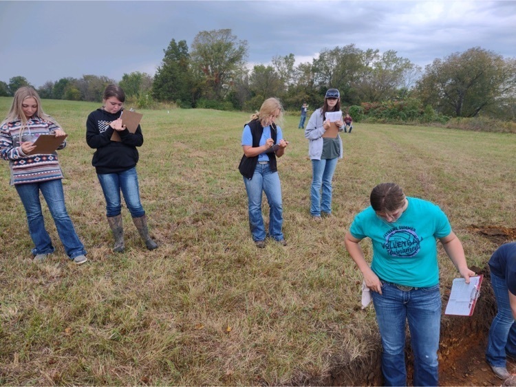 students doing land judging