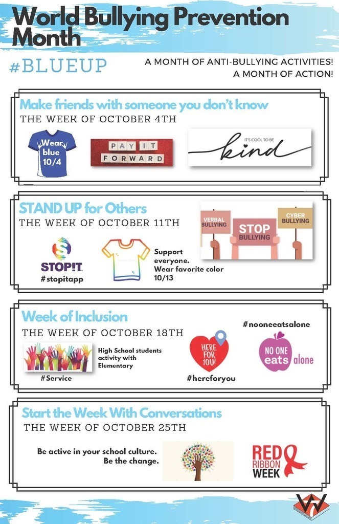 October Bullying Prevention Flyer