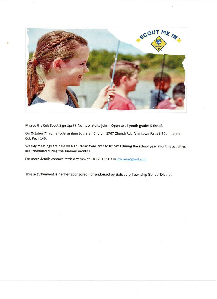 Cub Scout Sign Ups