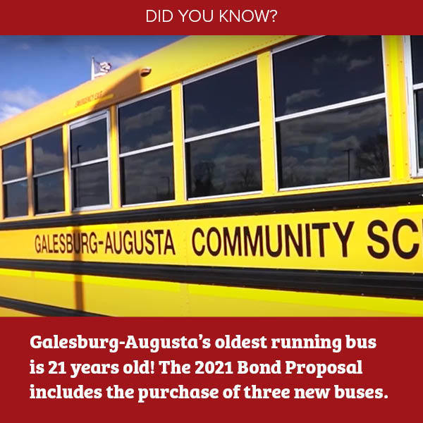 G-A's oldest running bus is 21 years old.