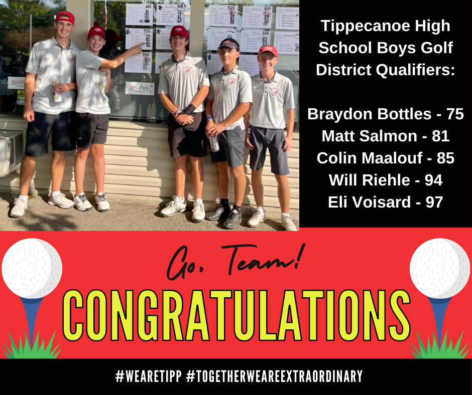 THS Boys Golf District Qualifiers