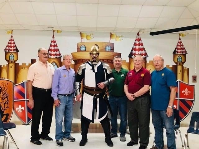 Thanks to Sir Cass and our Rotarians