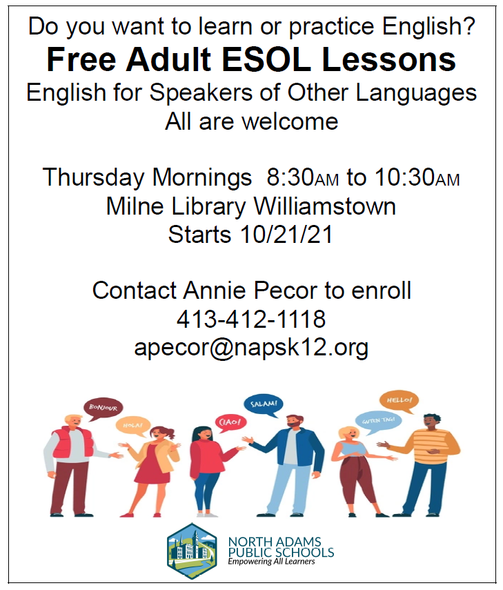 Free Adult ESOL Lessons