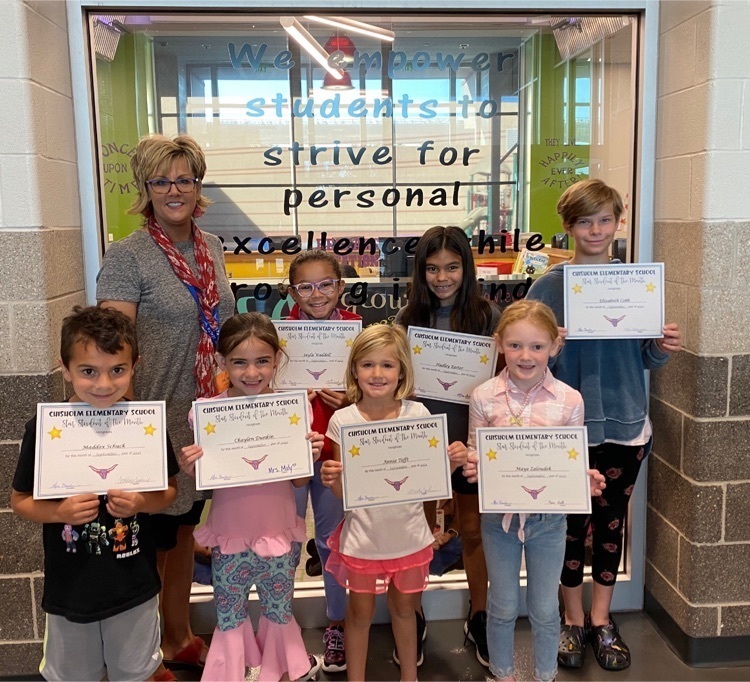 September Students of the Month