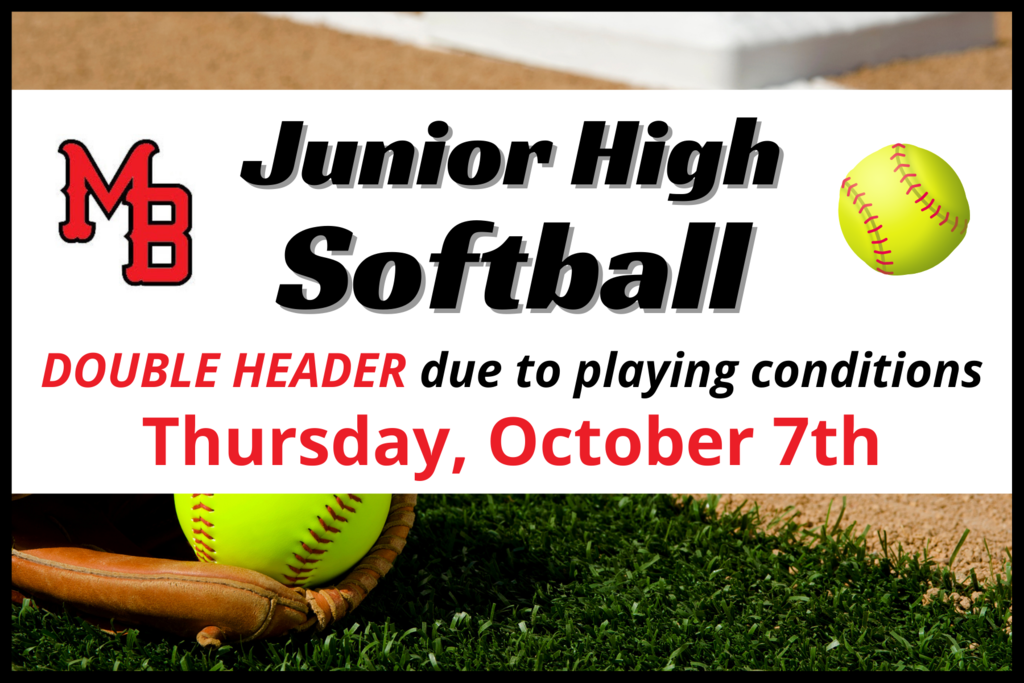 Junior High Softball Double Header
