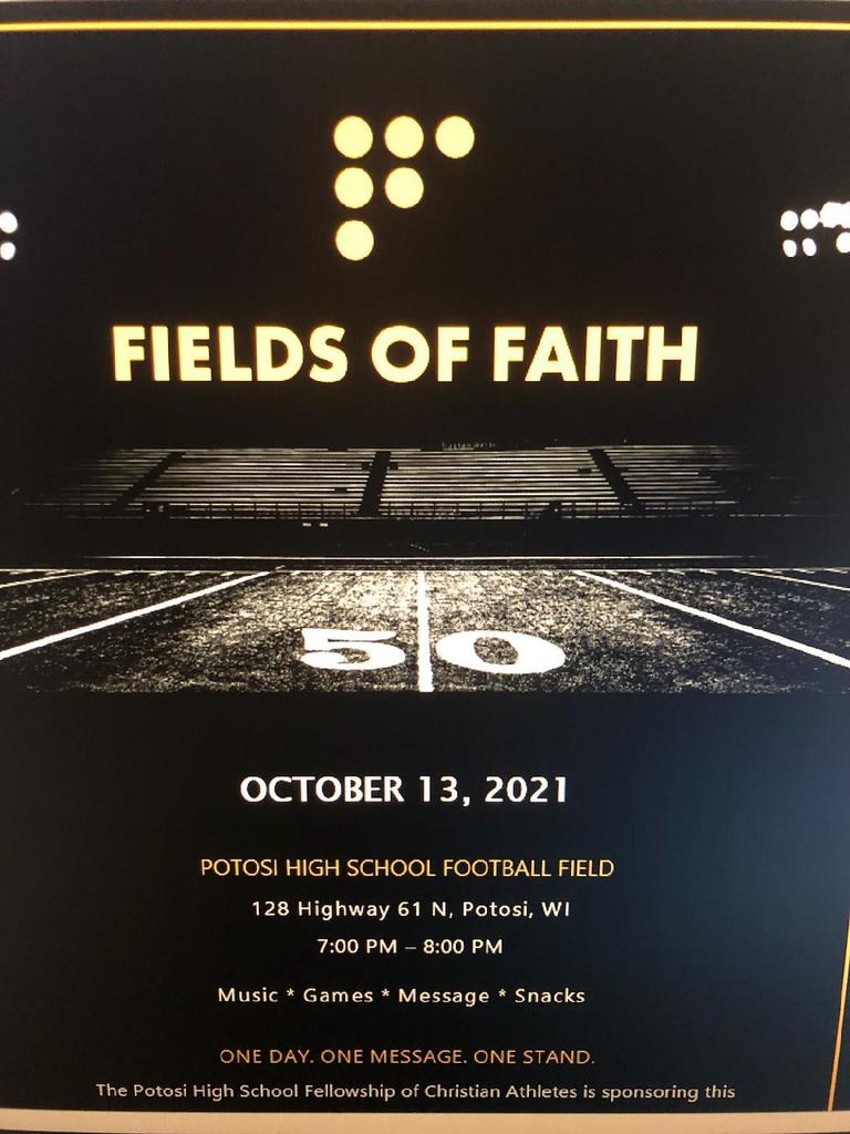 Potosi High School FCA Fields of Faith