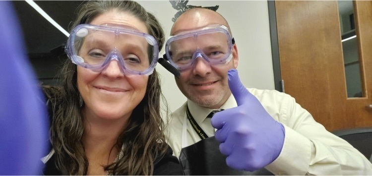 board members completing STEAM activity
