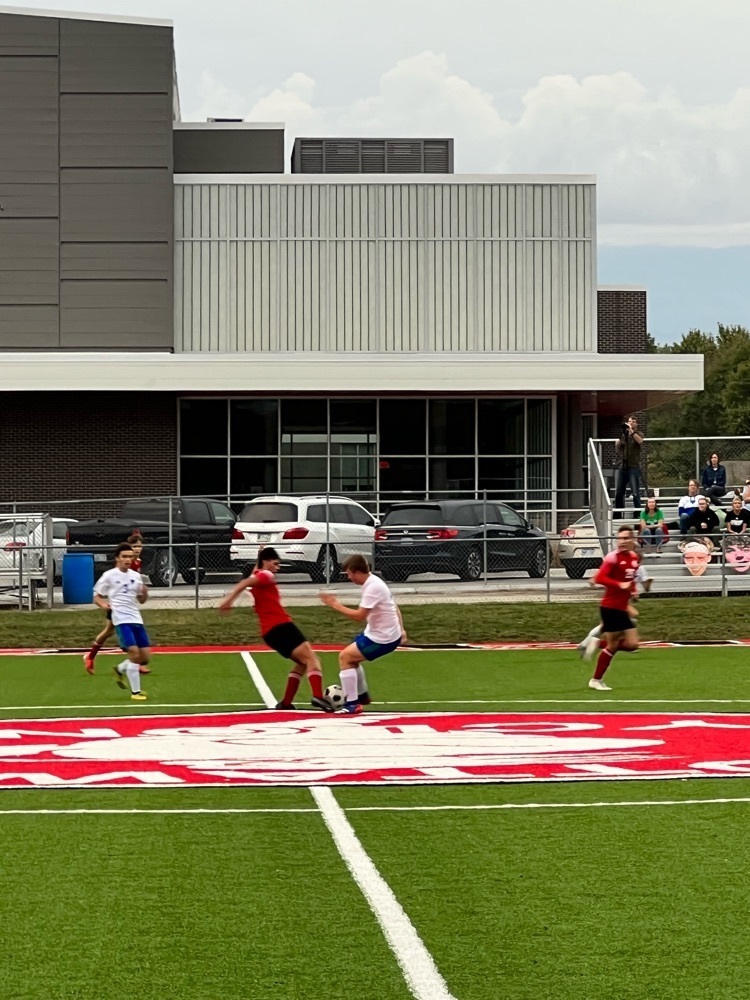 boys playing soccer
