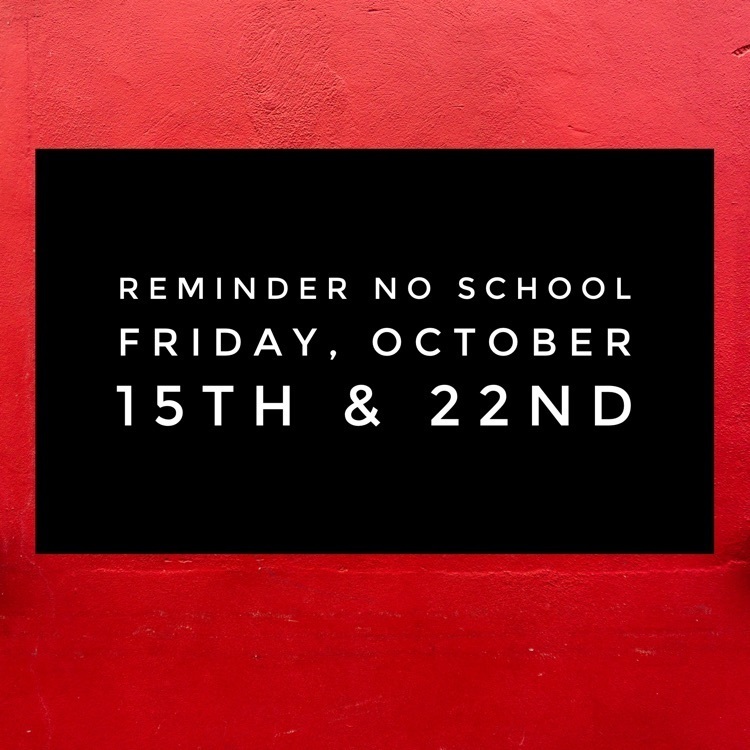 red background with words 