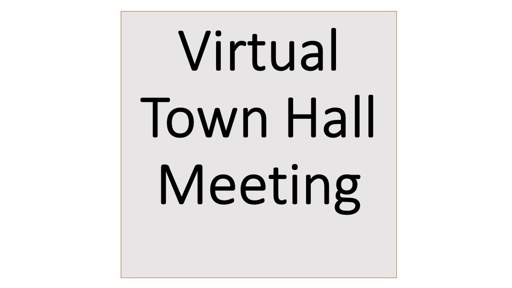 Virtual Town Hall Sign