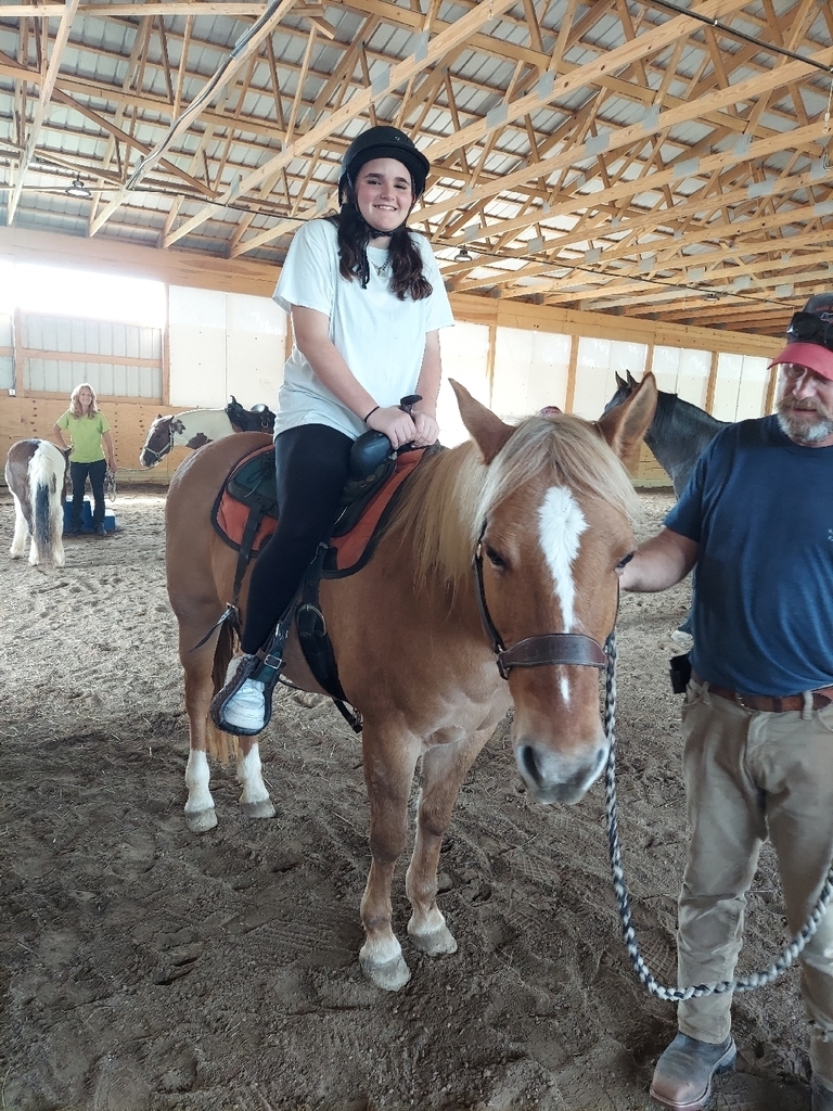 Horse riding on Daisy