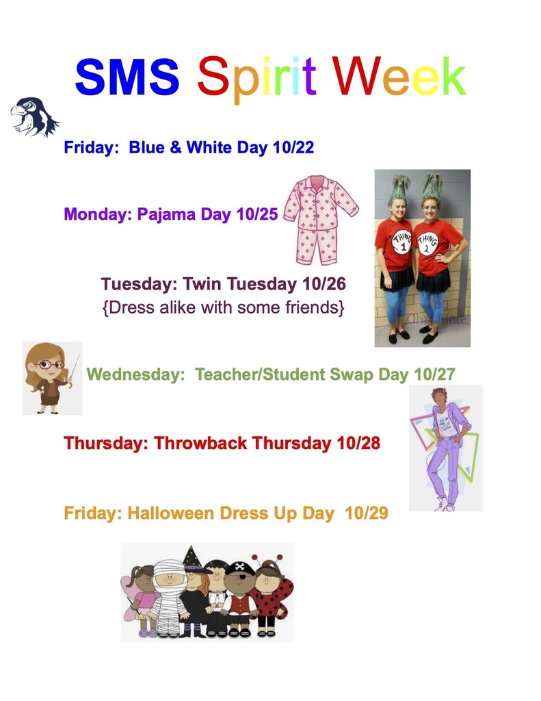 SMS Spirit Week Flyer